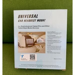 **NWT** Universal Car Headrest Mount For iPad & Android Tablet PCs  7"-11"